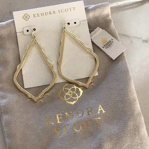 Kendra Scott Gold Sophee Earrings NWT